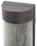 Miniatyrbillede 7 af 9: Udendørs LED-væglampe Sort lampe Metal Jern Glas Mat med Bevægelsessensor Moderne Design Patio Have