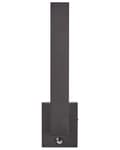 Miniatyrbillede 1 af 10: Udendørs LED-væglampe Sort lampe Metal Jern Aluminium Mat med bevægelsessensor Moderne design Patio Garden