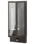 Miniatyrbillede 5 af 9: Udendørslampe med Sensor Brun Jern 15 x 35 cm Væglampe med LED til Udendørs Moderne Design