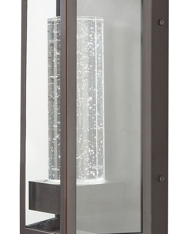 Udendørslampe med Sensor Brun Jern 15 x 35 cm Væglampe med LED til Udendørs Moderne Design