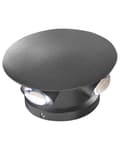 Miniatyrbillede 6 af 9: Udendørs Væglampe Sort Metal Sæt af 2 LED Up and Down Lamper Belysning til Væg Design