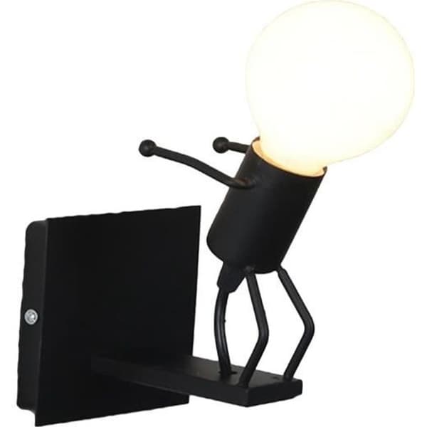 Creative Humanoid Vägglampa Inomhus Vägglampa Modern Vägglampa Max 60W E27 Art Deco för barnrum -
