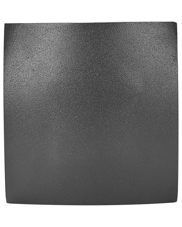 Ulkoseinävalaisin musta alumiini lasi 15 x 4 x 15 cm LED-valo 2 kpl setti neliö moderni tyyli