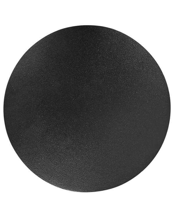 Ulkoseinävalaisin musta alumiini lasi 10 x 5 x 10 cm LED-valo 2 kpl setti pyöreä moderni tyyli