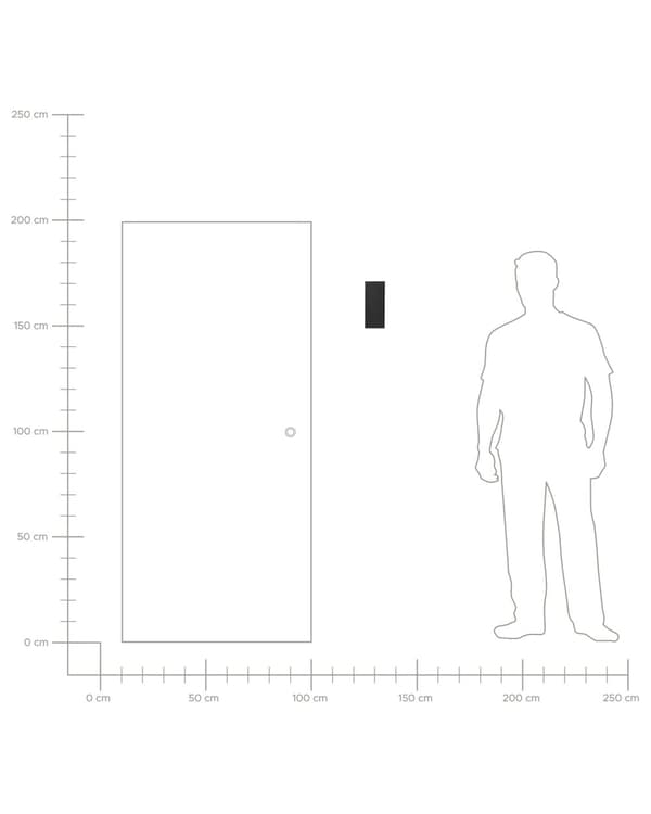 Ulkoseinävalaisin musta alumiini lasi 7 x 8 x 15 cm LED-valo 2 kpl setti suorakulmio moderni tyyli