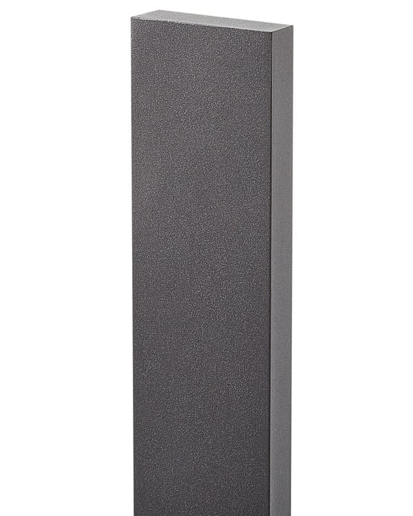 LED-ulkoseinävalaisin musta 89 cm rauta alumiini suorakulmainen moderni