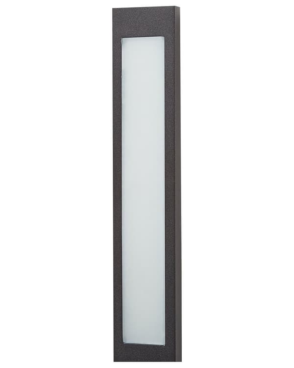 LED-ulkoseinävalaisin musta 89 cm rauta alumiini suorakulmainen moderni