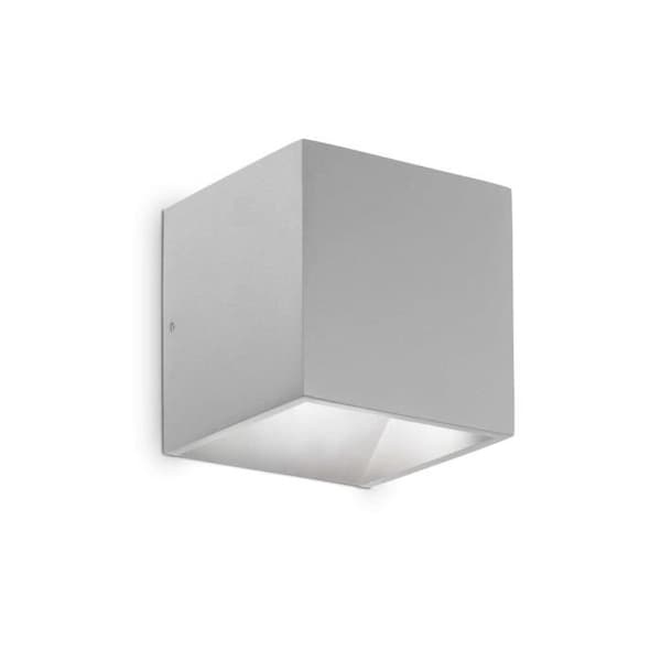Ideal Lux RUBIK Integrated LED Outdoor Wall Light Up Down Grå 730Lm 3000K IP54