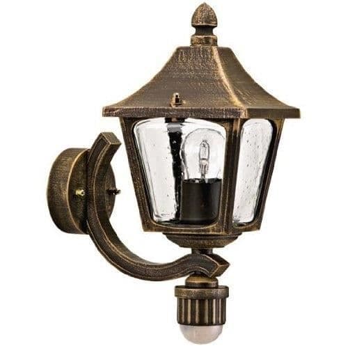 Lanterne - ALBERT - 651822 - Aluminium - E27 - 17,5 x 26,5 x 39,5 cm - Brun