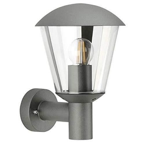 ALBERT 621854 VÄGGLAMPA AV GJUT ALUMINIUM MED MONTERINGSPLATTA