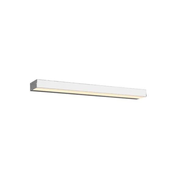 Modern badrumsvägglampa 60cm Krom 3000K IP44 - Trio - Rocco