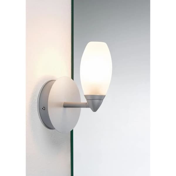 Vägglampa Paulmann Carina IP44 G9 - matt/satinkrom - 28W/230V