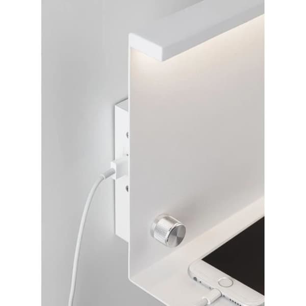 Paulmann Jarina LED vägglampa - vit - 4,5W/230V