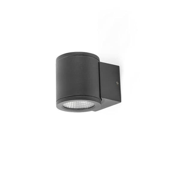 TOND Applique mörkgrå 1 lampa 71916 Faro Barcelona