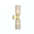 Miniatyrbild 3 av 4: Maytoni Antic Modern 2-Light Up and Down Wall Light, Guld, Cognac Shade, E14