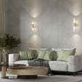 Miniatyrbild 2 av 4: Maytoni Antic Modern 2-Light Up and Down Wall Light, Guld, Cognac Shade, E14