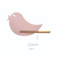 Miniatyrbild 1 av 2: Vägglampa för barn med hylla i form av en rosa fågel
