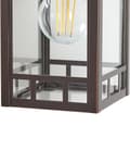 Miniatyrbild 8 av 9: Vägglampa för Utomhusbruk Svart Järn Glas 28 cm Extern Retro Design