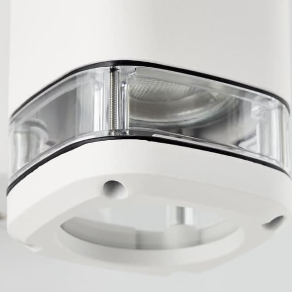 Vägglampa utomhus - BRILLIANT - JANDY - Vit - Metall/glas - GU10 max 2x18W - IP44