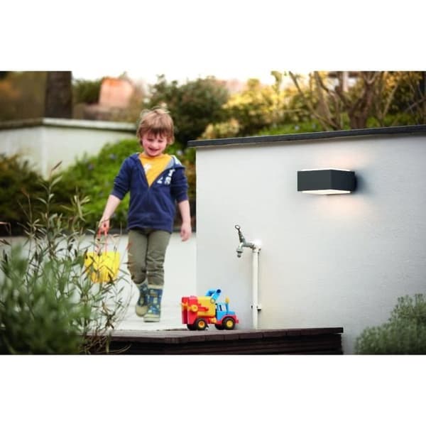 Philips myGarden Hedgehog vägglampa - Antracit - 1x42W - LED - Utomhus