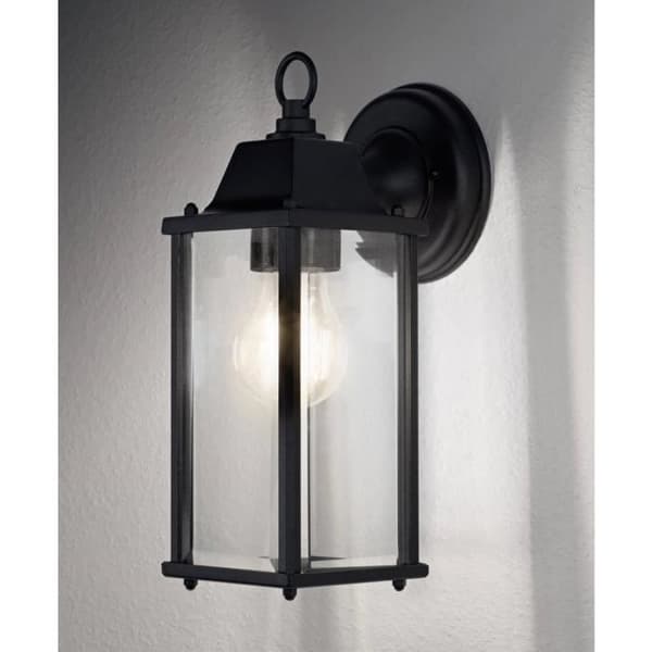 LEDVANCE Endura® Classic Lantern M utomhusvägglampa svart - 1x E27 LED - Aluminium - 29,3 x 10,5 x 15 cm