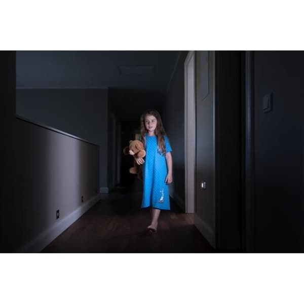 LED-nattlampa - LEDVANCE - Nightlux Hall - IP54 - Silver - Rörelsedetektor