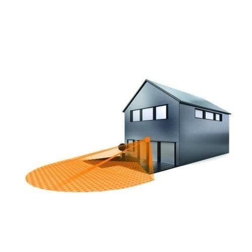STEINEL Infraröd rörelsedetektor IS 130-2 180° intervall 12m justerbar IP54 - Vit