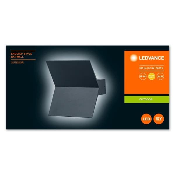 LED vägg- och taklampa ENDURA STYLE BAT - LEDVANCE - Vit - 9,50 W - 220…240 V - 120°