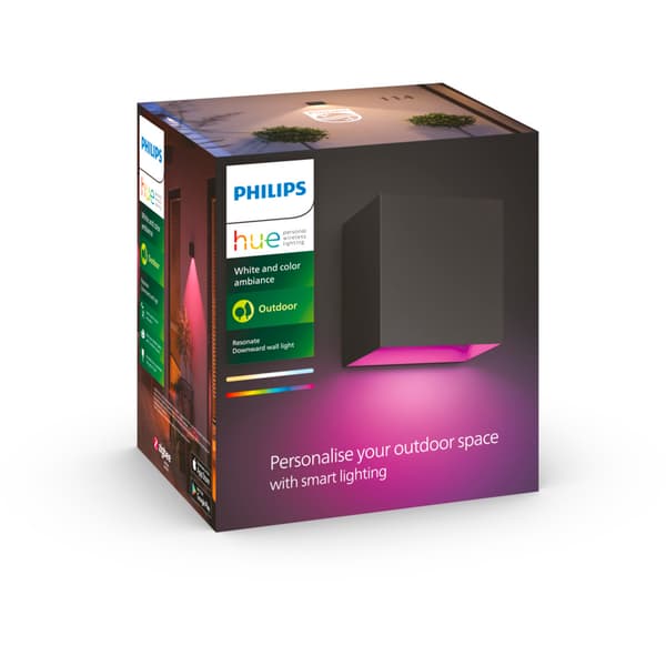 Philips Hue Resonate WCA Vegglampe 8W Down Sort
