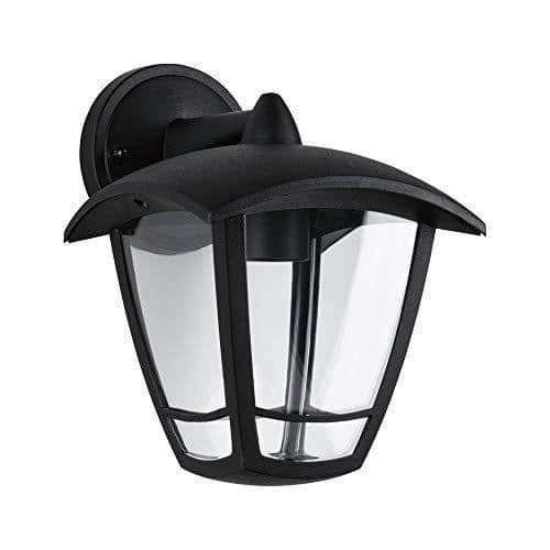 PAULMANN 94392 KLASSISK BÖJD IP44 UTOMHUSLAMPA I INTENS Svart, Transparent