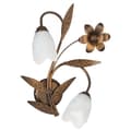 Miniatyrbild 1 av 4: Vägglampa - Onli - SONIA - Blomdesign - Glasskärm - 2x E14