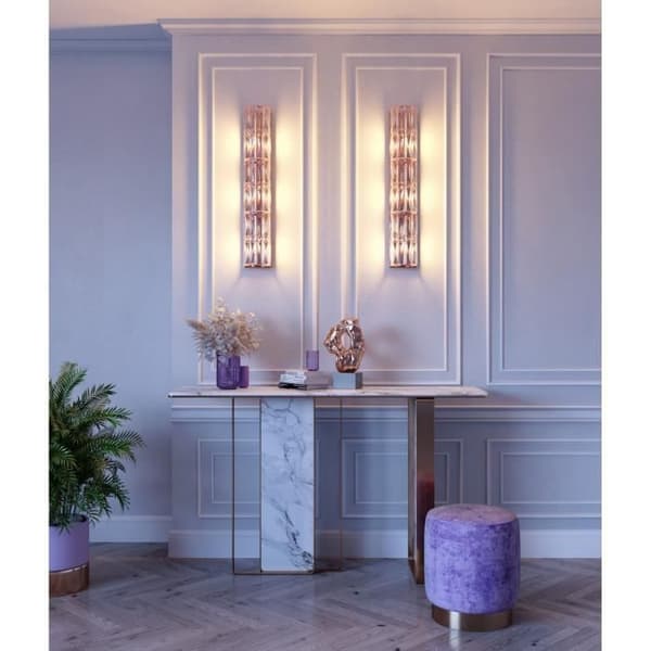 Maytoni Facet Classic Wall Light 3 Lights Gold E14