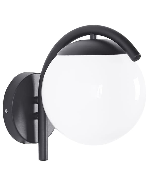 Vägglampa Utomhus Lampa Svart Lampett Metall Aluminium Syntetmaterial Matt Modern Design Patio Trädgård
