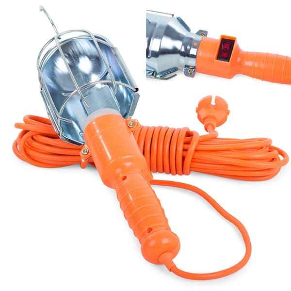 Verkstad Lampa med Krok - 10m