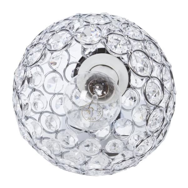 Vägglampa i kristall - POPSPO - Vit - E14-sockel - 40W - Inomhus