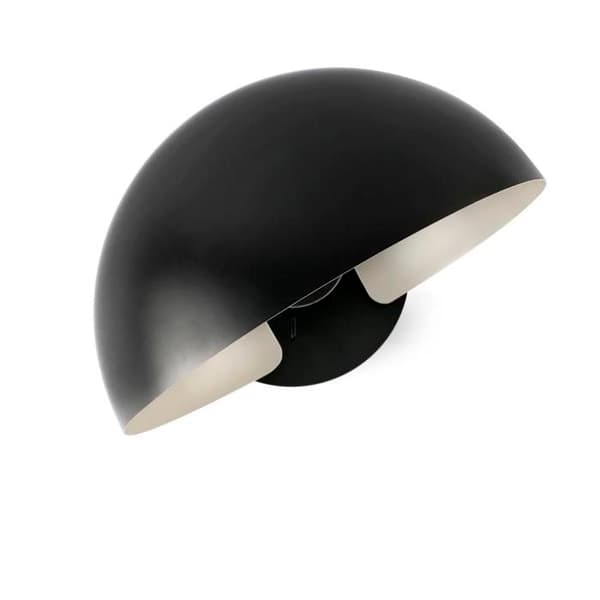 Vägglampa - FARO - DOMINICA - Matt Svart - Stål - E27 - Nutida Design