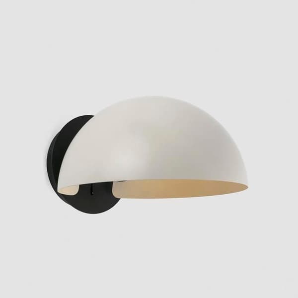 Vägglampa - FARO - DOMINICA - Beige Kupa - Stål - E27 - 1 Lampa