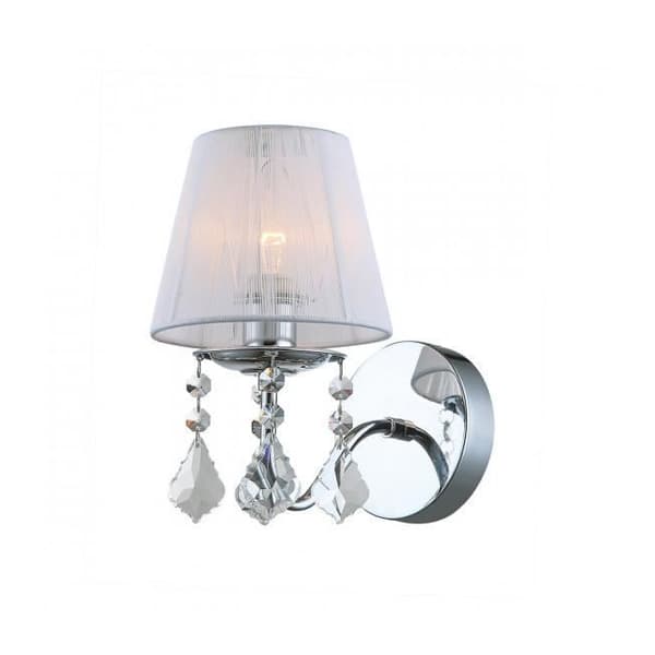 Vägglampa - ITALUX - Cornelia - Krom - Vit - E14 40W - Modern design