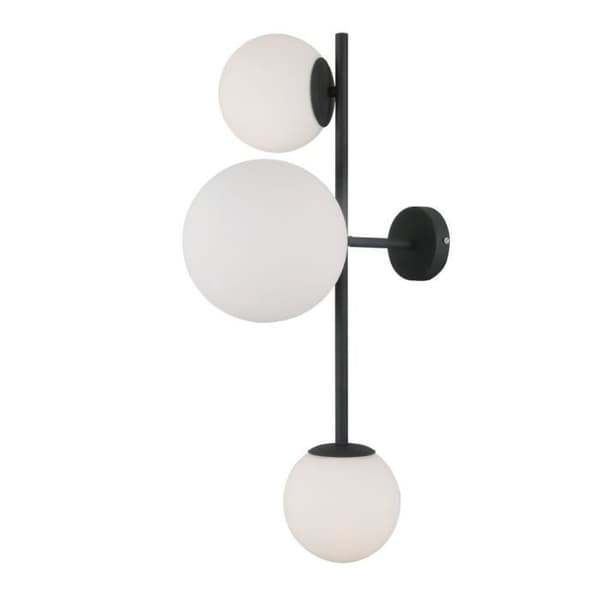 Vägglampa - Italux - Vailante - 3 lampor - E27/E14 - Modern design - Vit