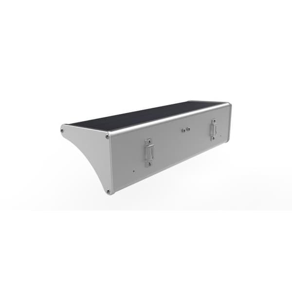 Solarlampa med rörelsedetektor IP65 (1100Lm 4000K A++) Grå - Voltman