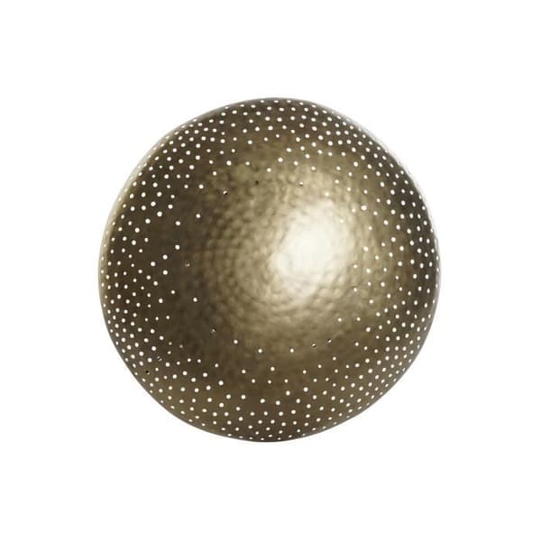 modern vägglampa i gyllene aluminiumjärn