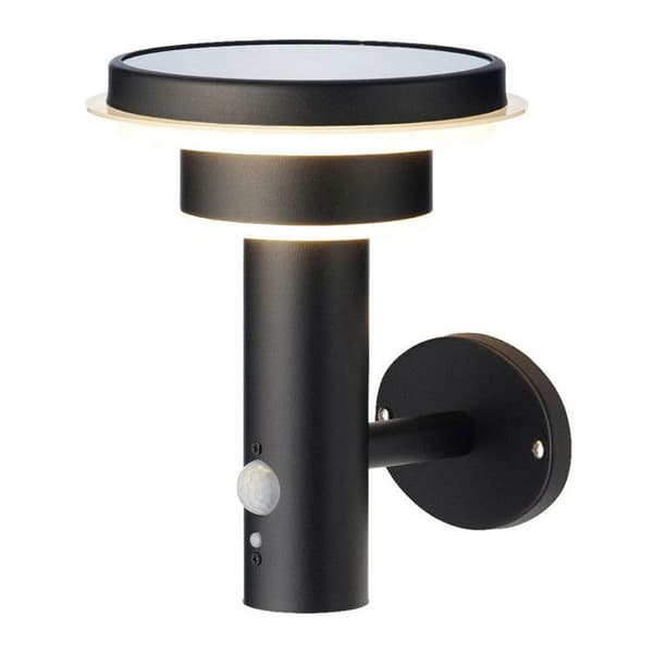 Vägglampa - Lumineo - 40 LED - Metallisk - Solenergi - Varmt ljus