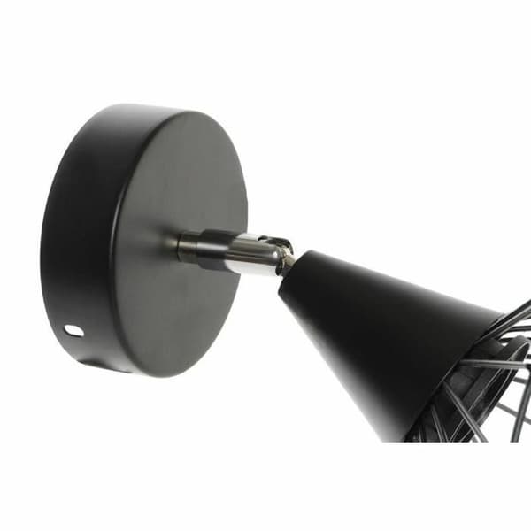 vägglampa 21 x 22 x 22 cm svart metall 220 v 50 w urban