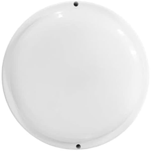 Rund LED-vägglampa med sensor - 18W - 1820lm - 6400K - Vit - Ø 20,8 x 4,8 cm - IP44EDM 32447