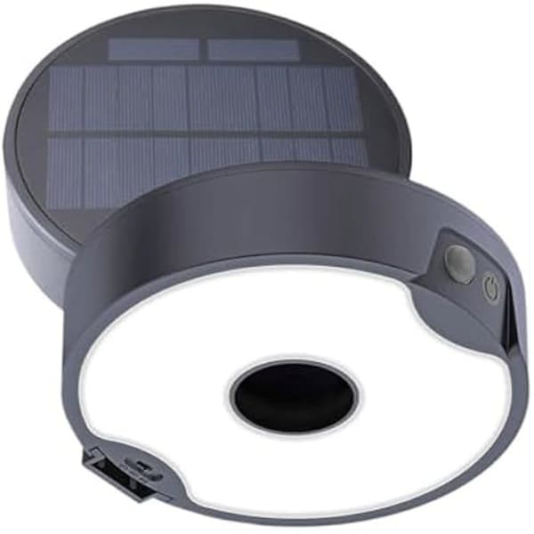 Vägglampa - EDM - 31820 - ABS polykarbonat - Solenergi - LED