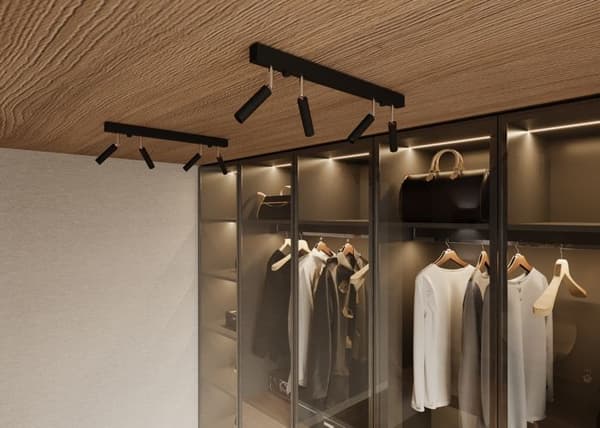 EYETECH 1 Modern Loft Design Vägglampa för Sovrum Vardagsrum Trappa Korridor - Svart