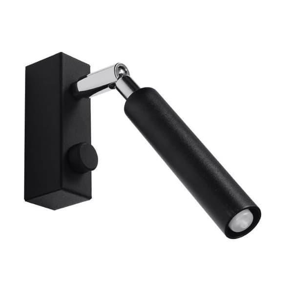 EYETECH 1 Modern Loft Design Vägglampa för Sovrum Vardagsrum Trappa Korridor - Svart