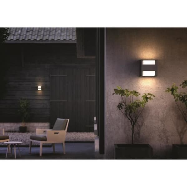PHILIPS Utomhusvägglampa Arbor 2x4,5W 230V - Antracit