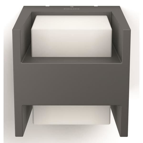 PHILIPS Utomhusvägglampa Arbor 2x4,5W 230V - Antracit