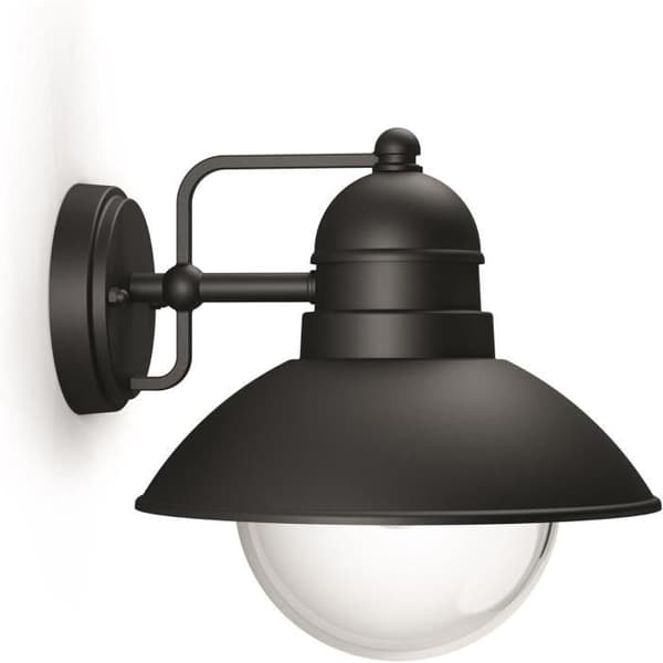 Philips myGarden Hoverfly 1x60 W utomhusvägglampa - Svart